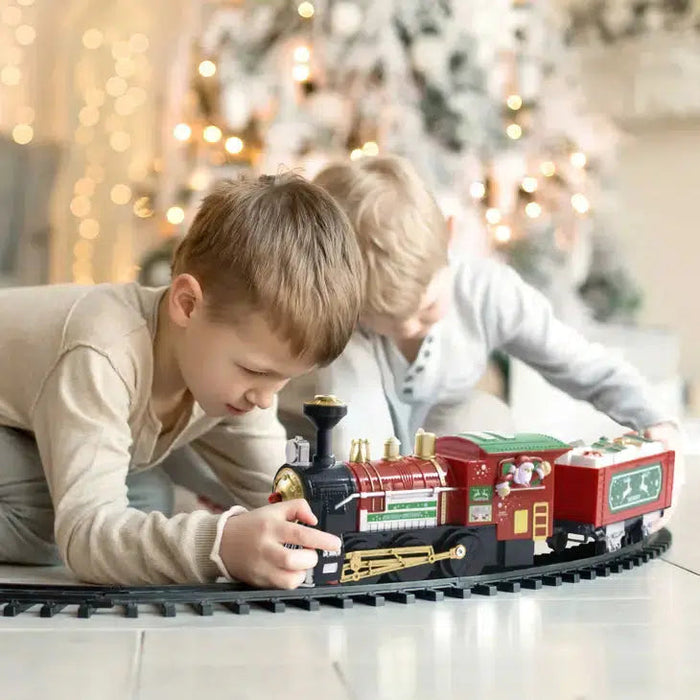 Twiddlers 31 Piece Christmas Train Set-Simply Green Baby