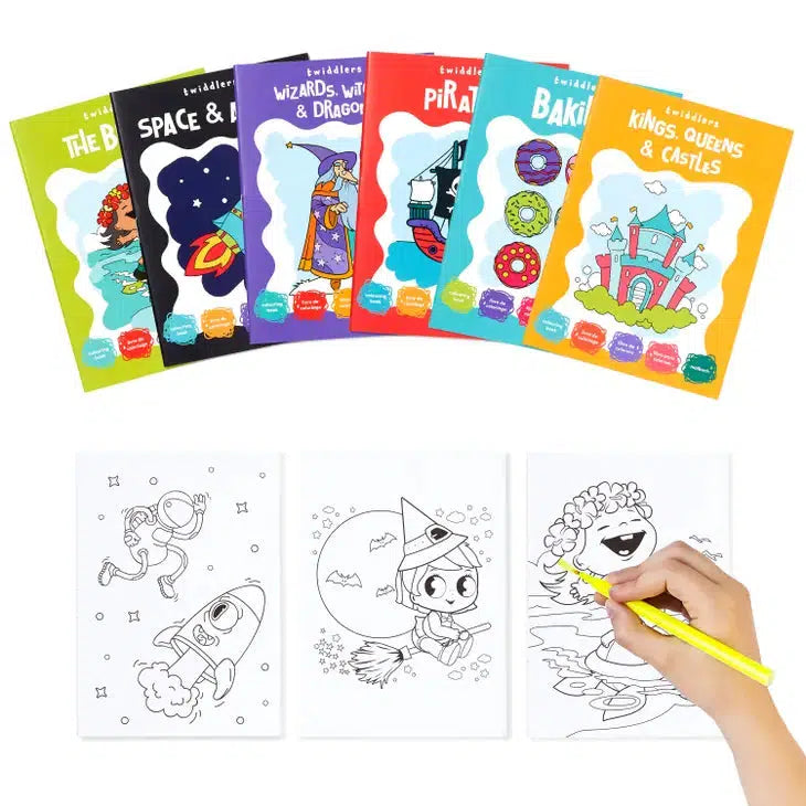Twiddlers Mini Theme Colouring Book-Simply Green Baby