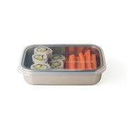 U Konserve To-Go Rectangular Container with Silicone Lid-Simply Green Baby