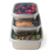 U Konserve To-Go Square Container with Silicone Lid-Simply Green Baby