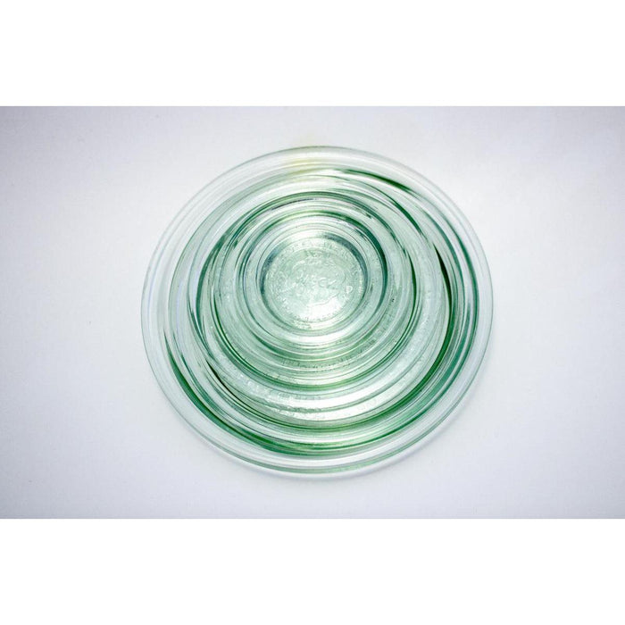 Weck Jars Replacement Glass Lid-Simply Green Baby
