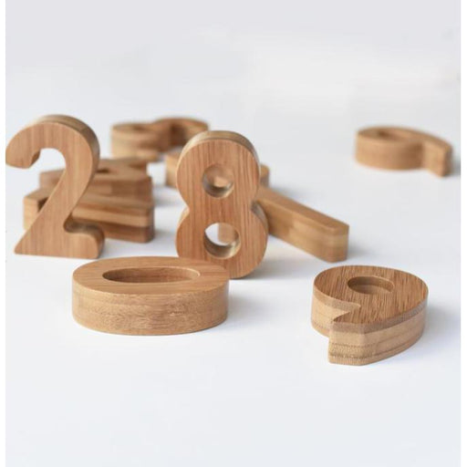 Wee Gallery Bamboo Numbers-Simply Green Baby