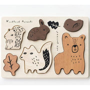 Wee Gallery Wooden Tray Puzzle 2nd Edition-Simply Green Baby