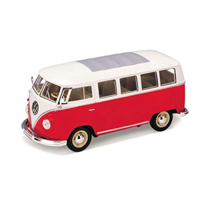 Welly 1963 Volkswagen T1 Bus, Die Cast-Simply Green Baby
