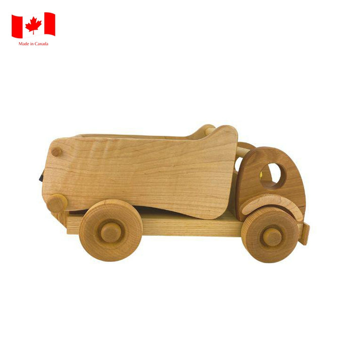 Wooden Dump Truck + Stacking Cubes-Simply Green Baby