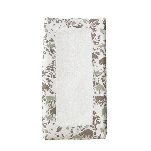 Woodland Changing Pad Cover-Simply Green Baby