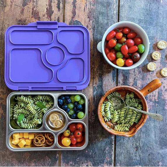 Yumbox Lunch Stainless Steel Leakproof Bento Box - Pesto-Simply Green Baby