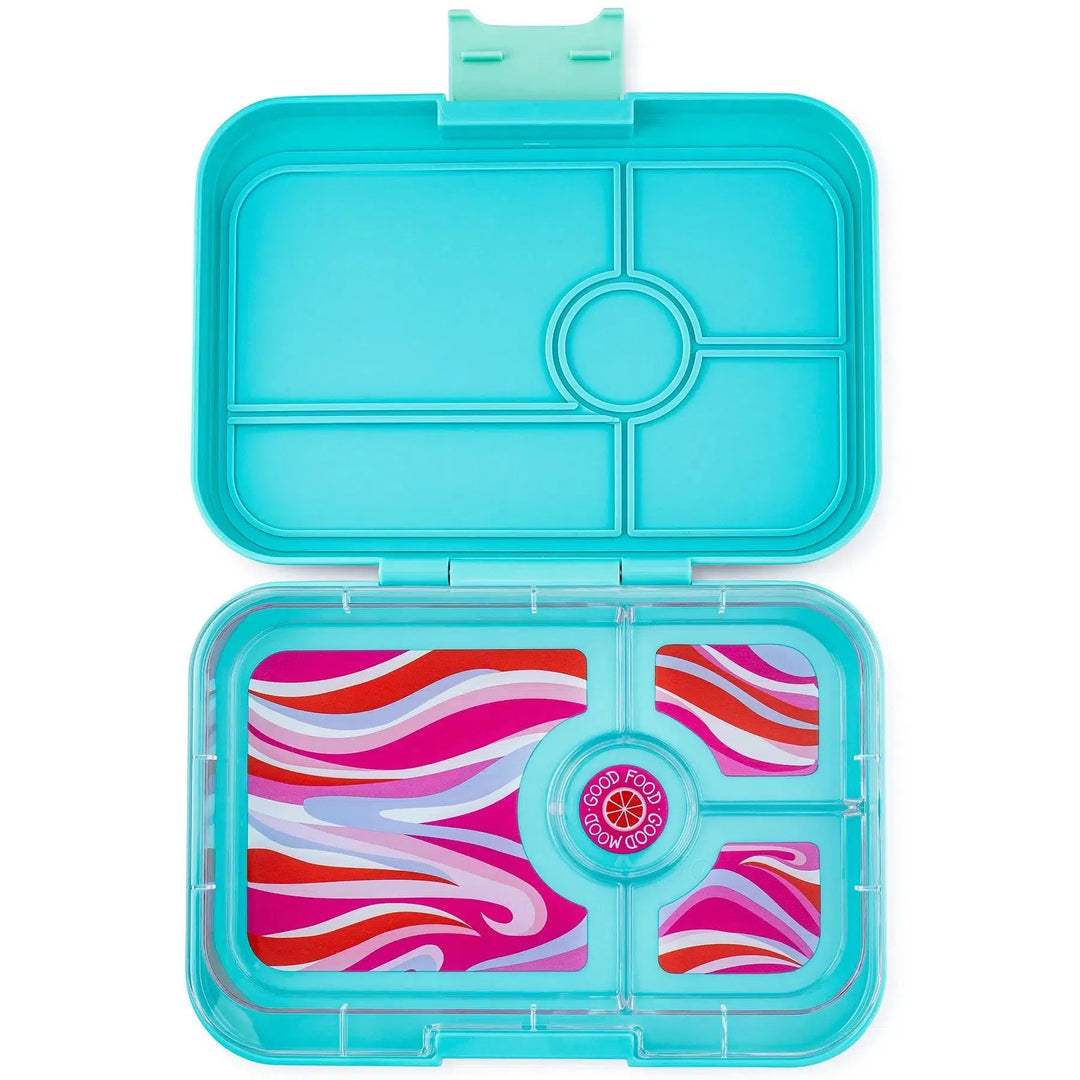 YumBox Tapas 4-Compartment Tray: Seville Purple (Rainbow Tray